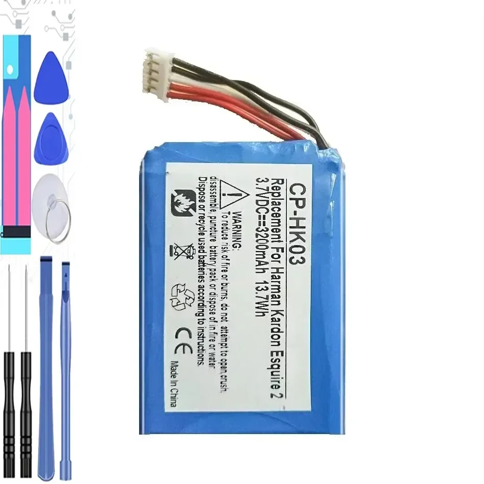 Аккумулятор емкостью 3200 мАч для динамика Harman Kardon Esquire 2 3 7 В GSP 805070