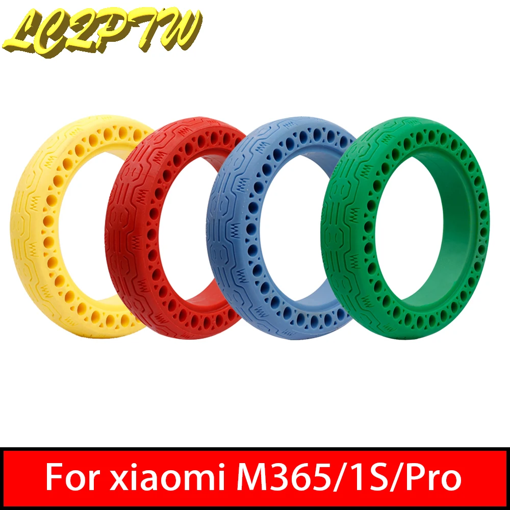 

8.5 Inch Solid Tire Honeycomb Wheel Replacement Electric Scooter for Xiaomi m365/gotrax gxl V2 / Hover-1 Solid Never Flat Tires