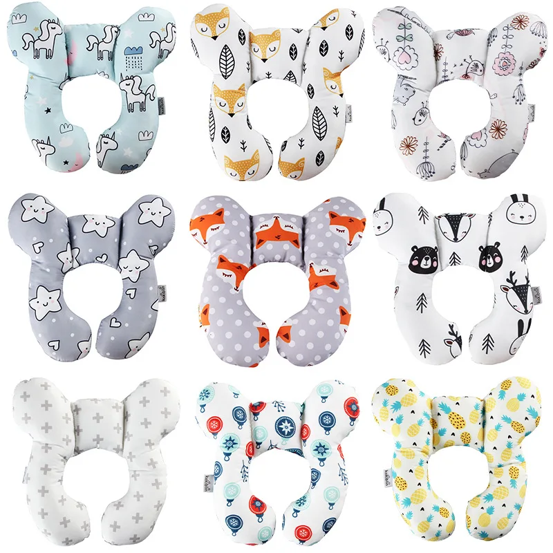 

New Baby Pillow Protective Travel Car Seat Head Neck Support Pillows Newborn Children U Shape Headrest Toddler Cushion 0-3 Years