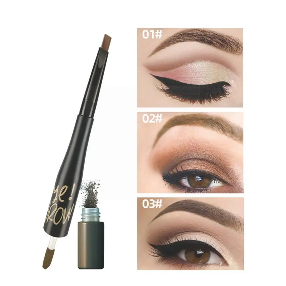 

Eyebrow Pen Pencil Double-headed Eyebrow Powder Eyebrow Non-smudge In 2 Waterproof Sweat-proof 1 Eyebrow Lasting Pencil Pen B6f4
