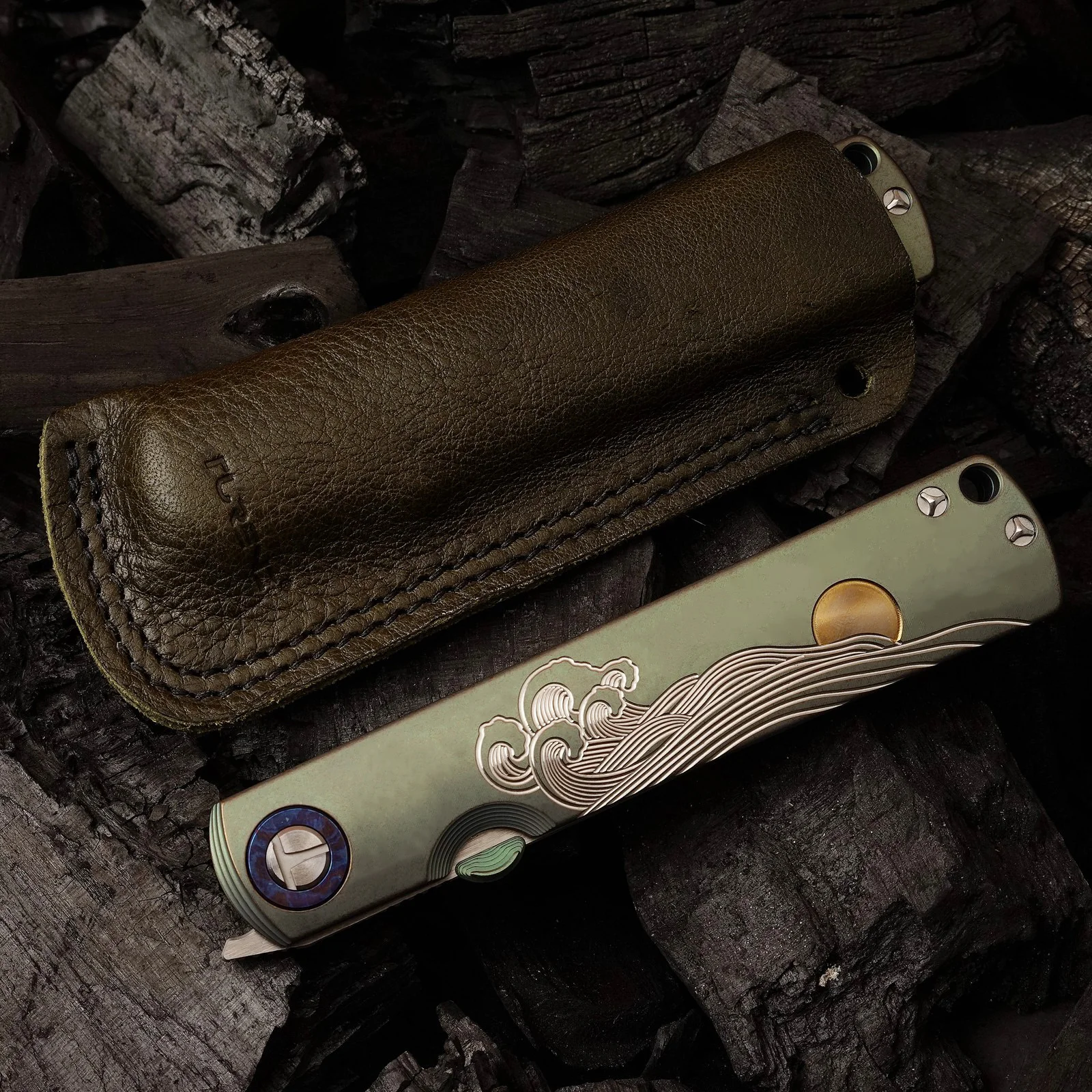 Складной нож S35VN Titanium – карманный нож EDC для кемпинга на природе (SpiritDeed) (art.: 3920db7debdce) - 3920db7debdce