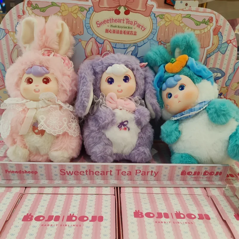 Фото Новая оригинальная плюшевая кукла Bafengte Bojidoji Sweetheart Tea Party Blind Box: милая, кавайная, модная игрушка, таинственная коробка, подарки на день рождения для детей №5