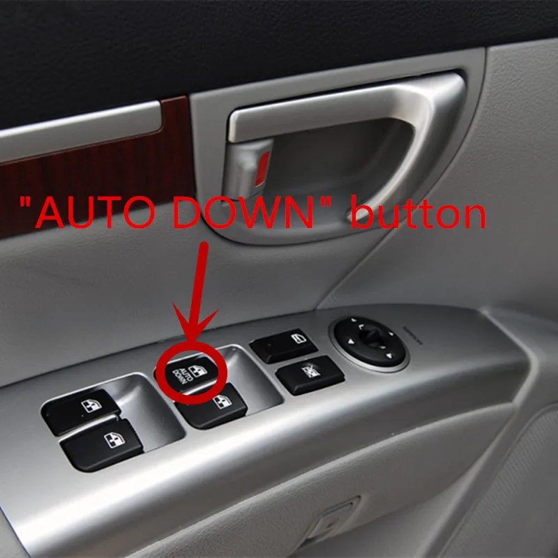 

WINSGO автоматическое закрытие стеклоподъемника и открытие для Hyundai SantaFe 2006-2012 Tucson 2006-2010, левый ручной привод