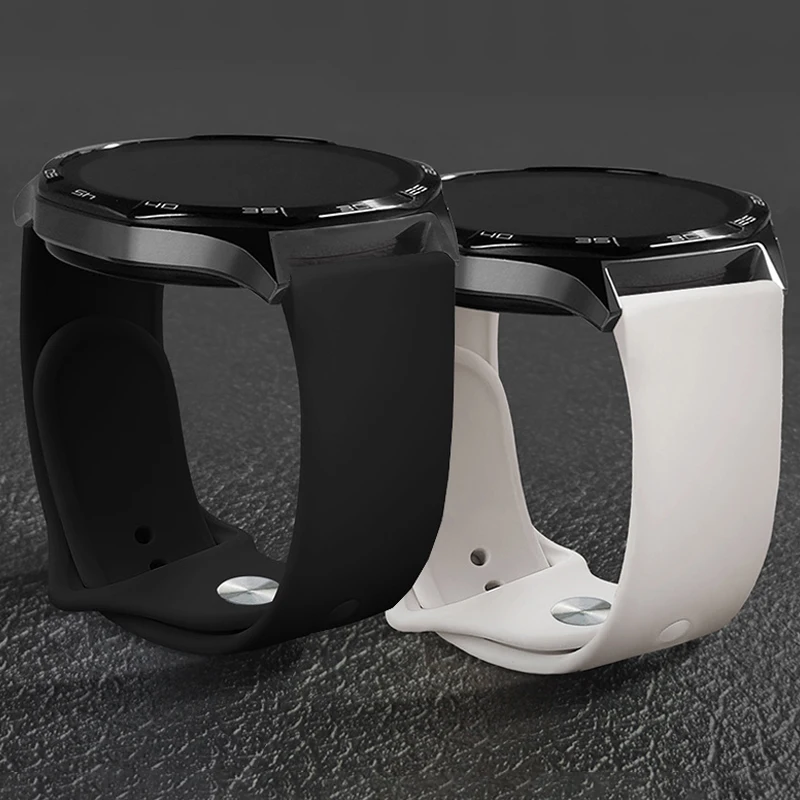 Фото Ремешок для часов Garmin Forerunner 255, 265, 970, 165, 55/Active 6, 5, 20 мм/22 мм, силиконовый спортивный браслет, ремешки для Venu 4, 45 мм/Vivoactive 5 №3