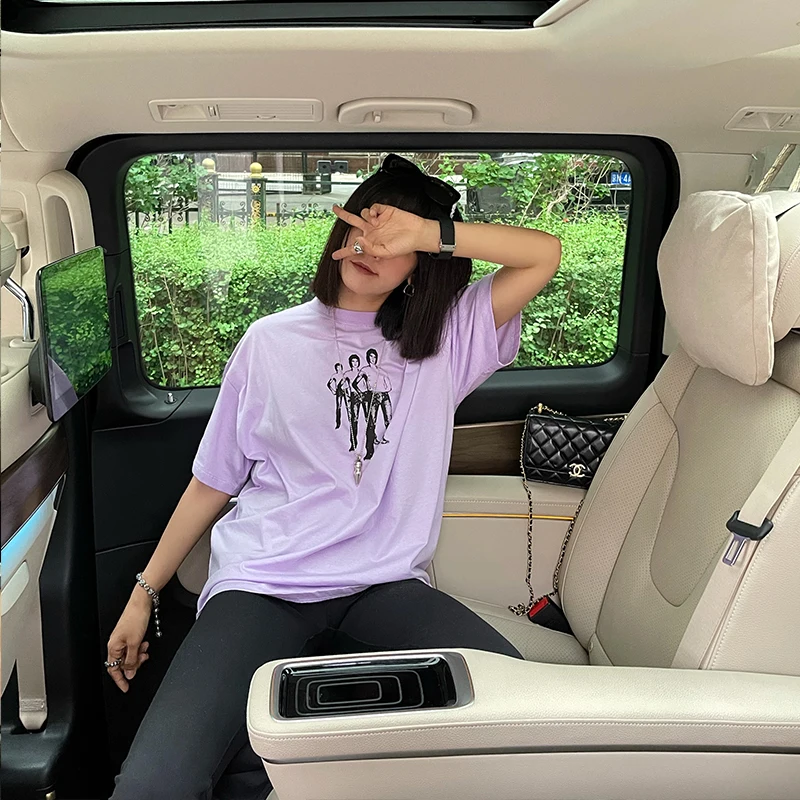 Женская футболка с коротким рукавом в стиле ретро