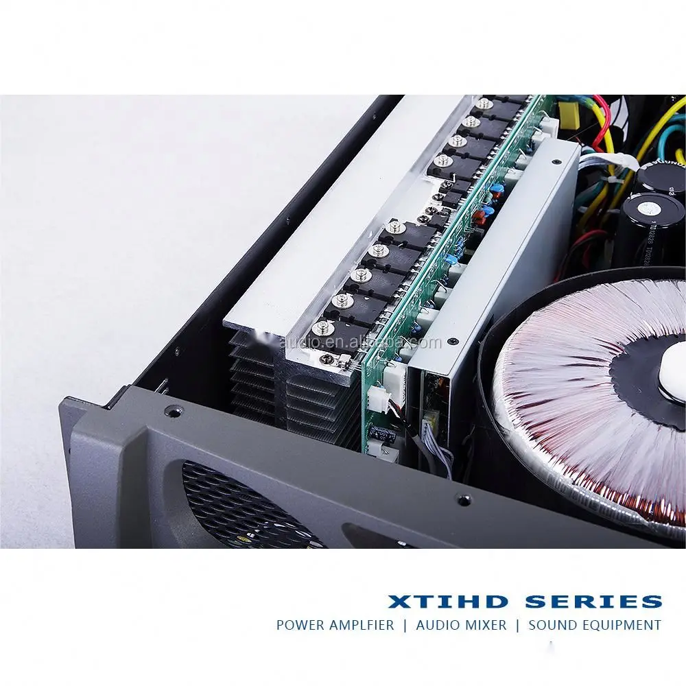 Усилитель мощности аудио 1U 2/4 каналов