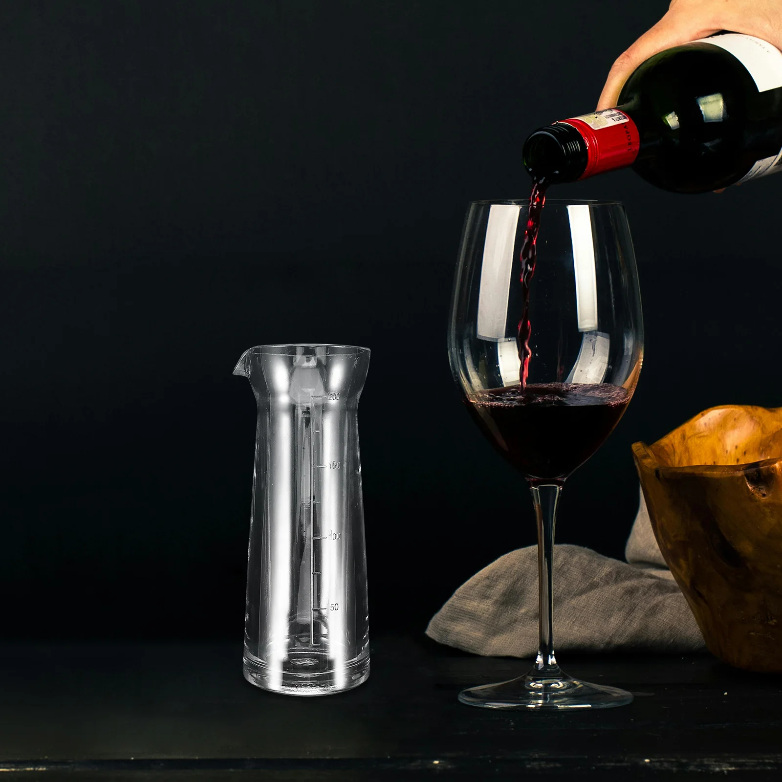 Диспенсер мини-стеклянный графин одиночный сервировочный бутылки акриловая