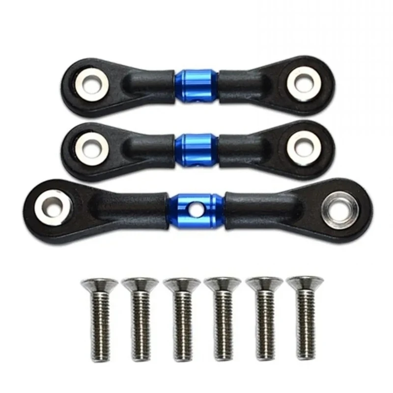 

3Pcs Servo Linkage Bar Рулевая тяга для TT-02 TT02T RC Car Moded Kits