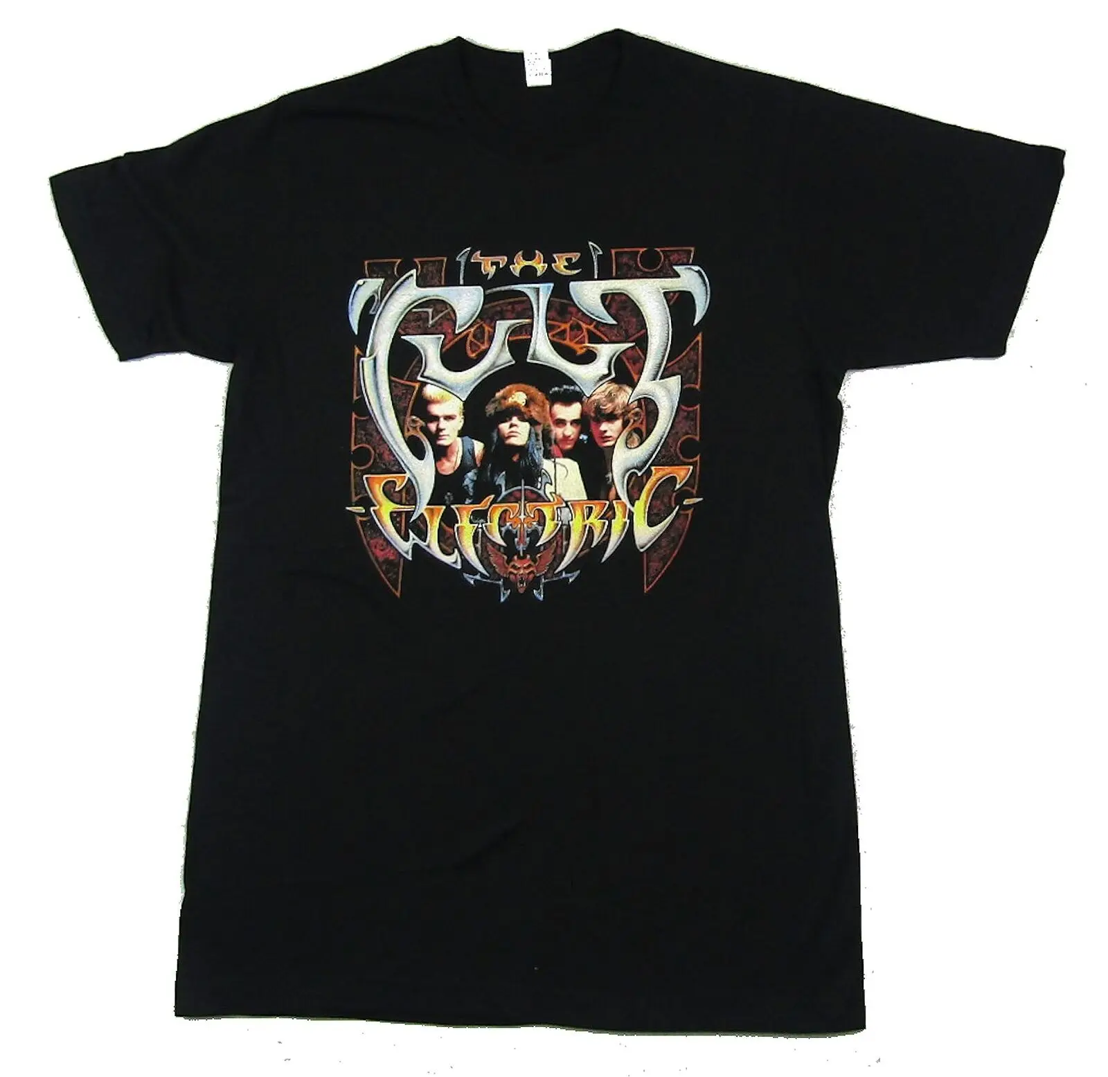 

Cult Electric Black T Shirt New Band Merch Album Art