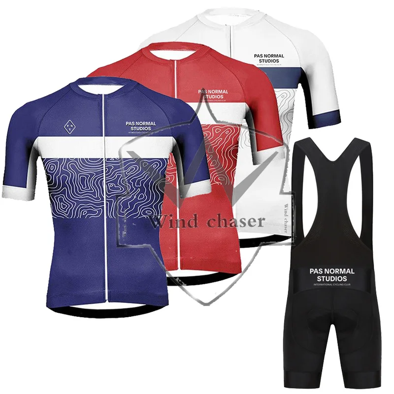 

PAS NORMAL STUDIOS Ropa Ciclismo PNS Jersey Bib Shorts Set Mountain Bike Set Bike Tights Triathlon Cycling Clothing Bike Uniform