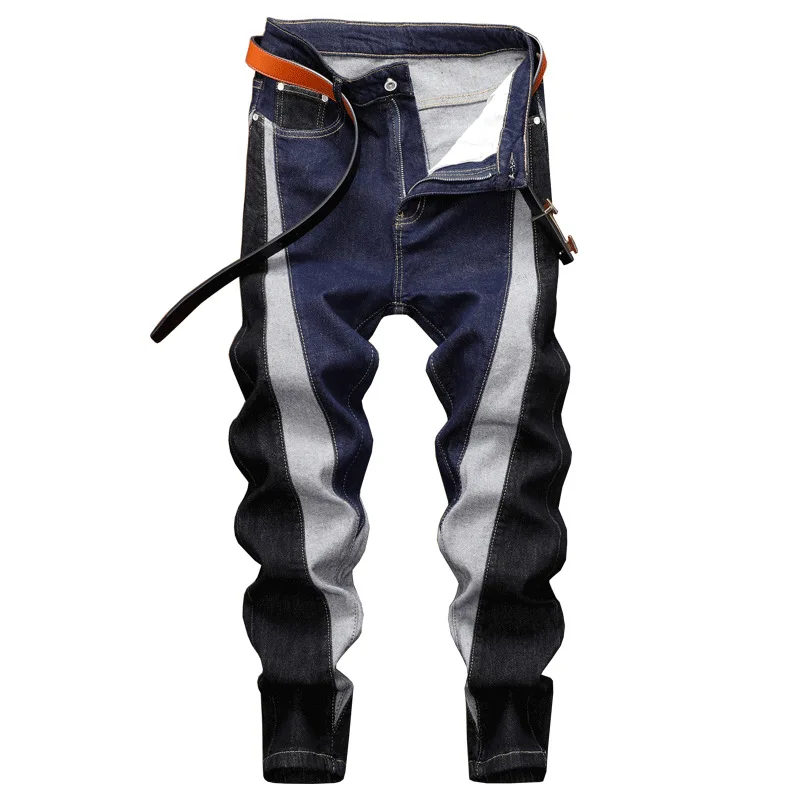 

Designer Advanced Black Jeans For Men Fashion Pants Slim Denim Trousers Biker High Quality Male Straight Casual Mens Pants