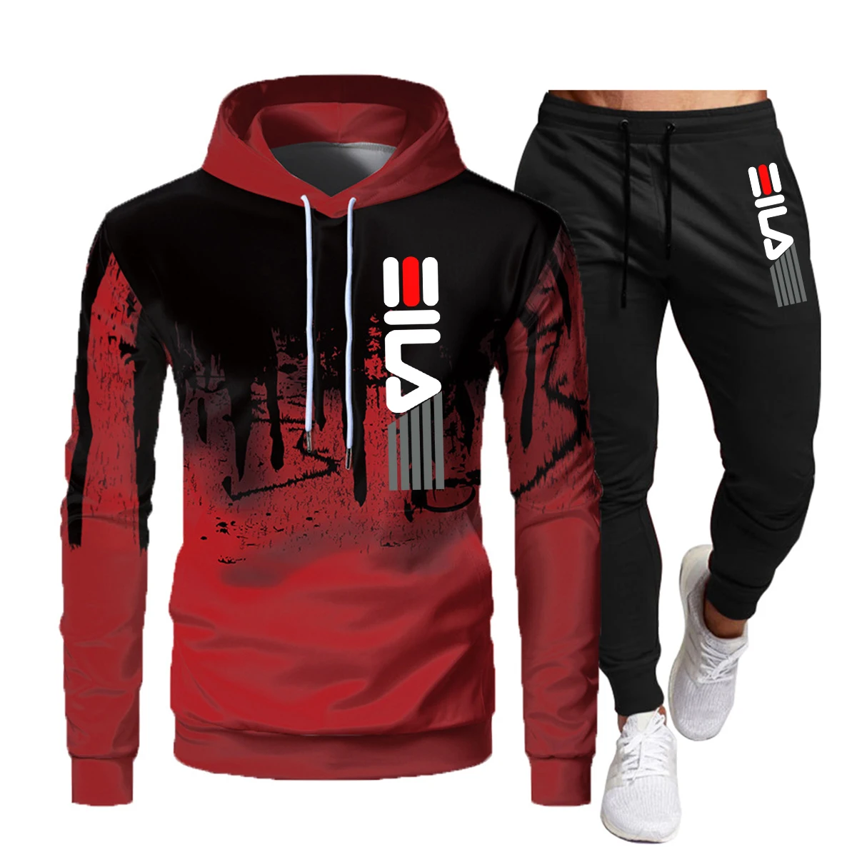 2023 brand autumn and winter hoodie suit men's fashion hoodie brand pants casual jogging suit sports wear sweatshirt men's and w