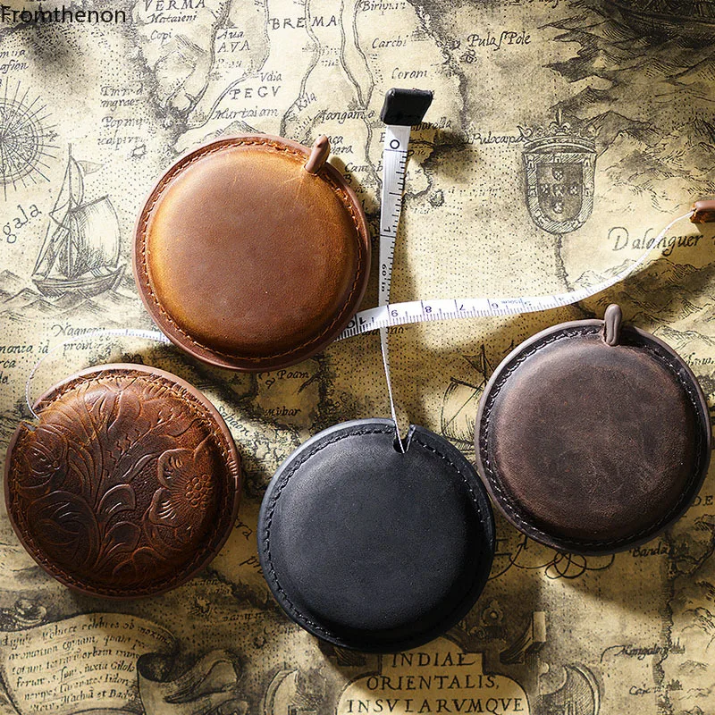 

Выдвижная винтажная линейка, портативная измерительная рулетка, мини-ленточный инструмент, Crazy Pull 150 см/60 лошадь, ретро, кожаный ремешок ручн...