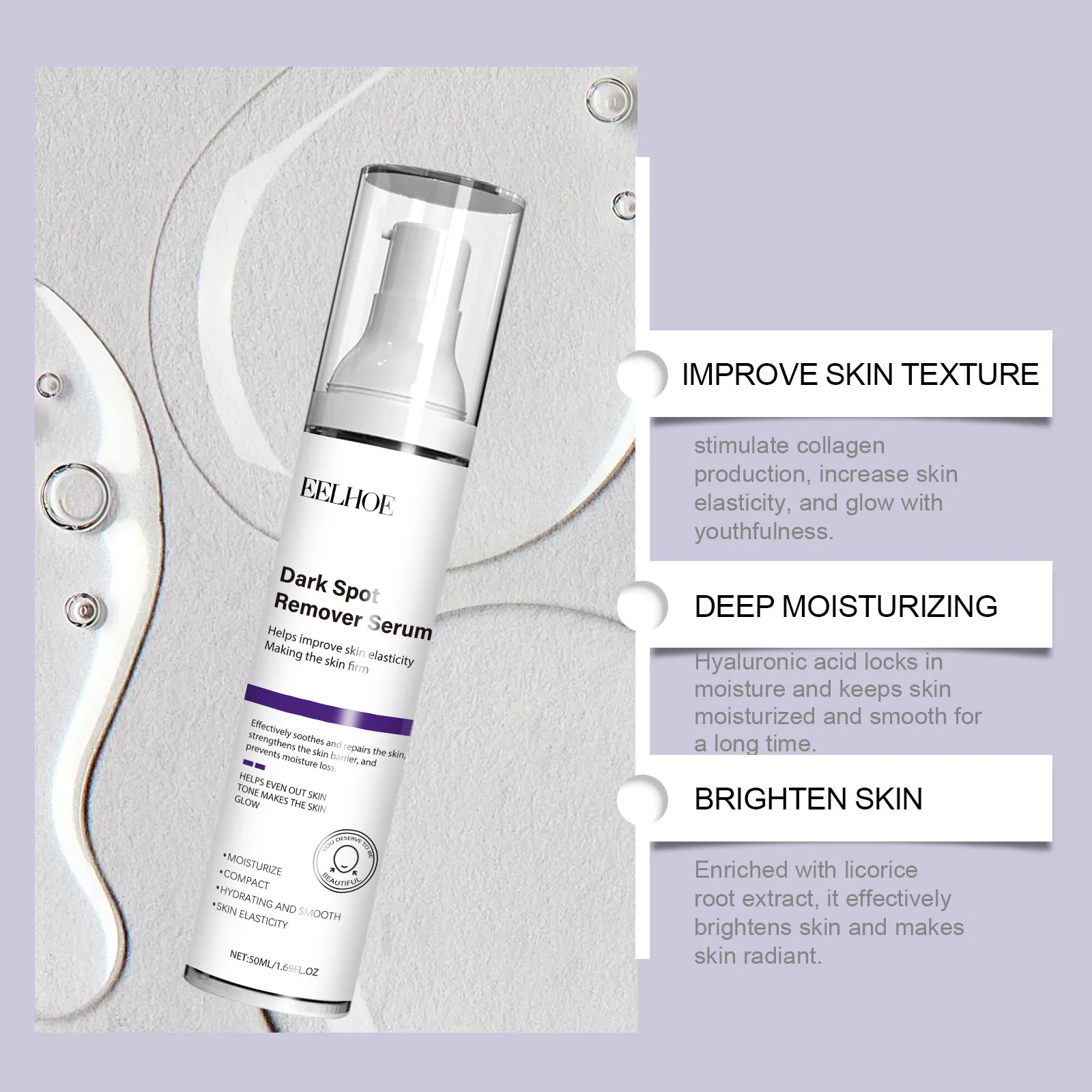 Сыворотка для лица с гиалуроновой кислотой 50 мл