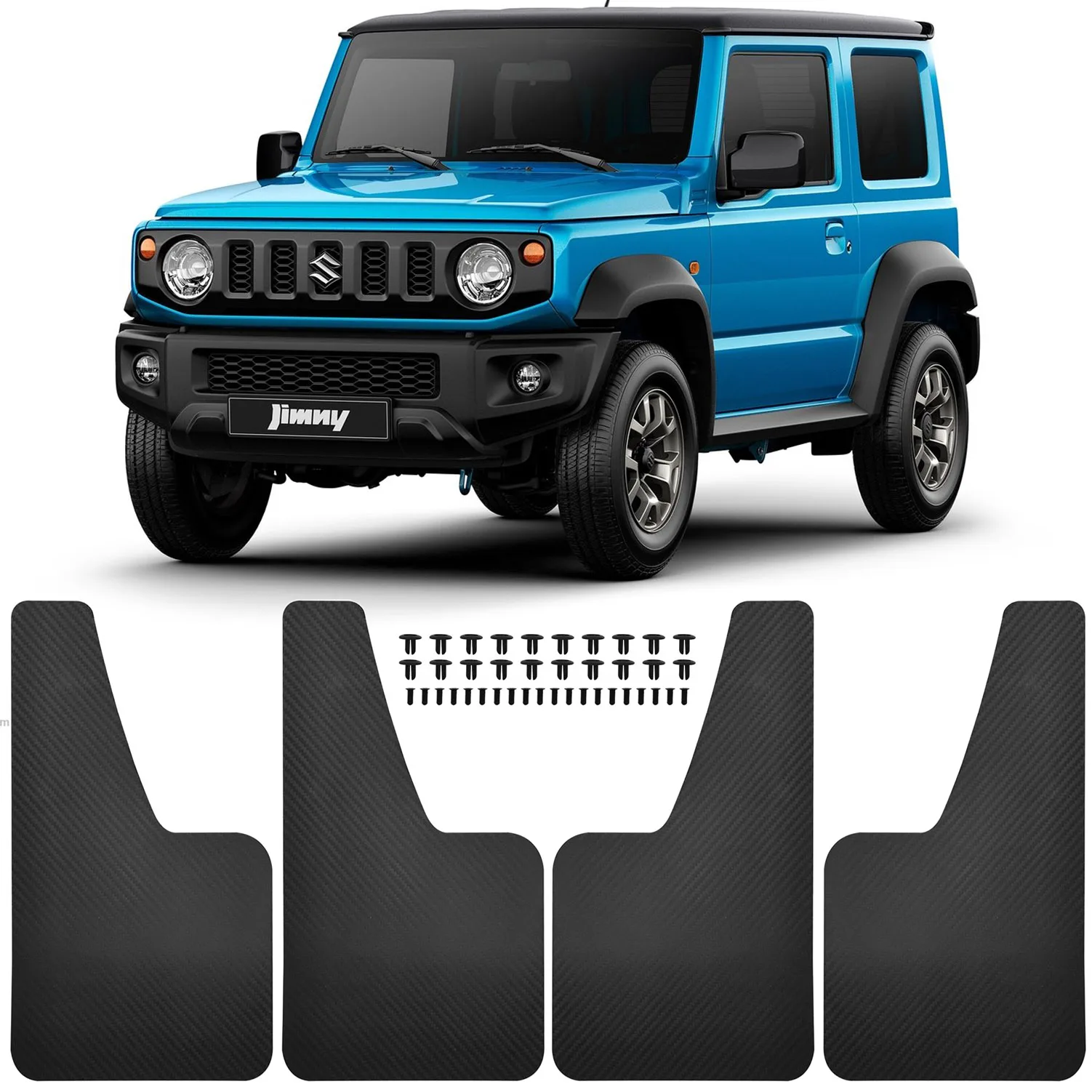 

Car Mud Flaps For Suzuki Jimny SJ20 JA12 JB23 JB33 JB43 JB53 JB64W JB74W JB64 JB74 Sierra Mudflap Splash Guards Mudguards Fender