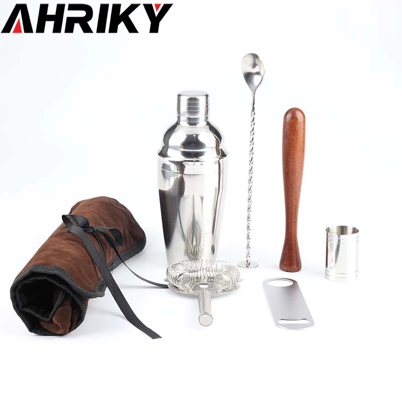 

Stainless Steel Cocktail Shaker Wine Mixing Suit Kit Mixer Wine Martini Boston Cup Bartender Mixing Beer Drink Bar Tools Set