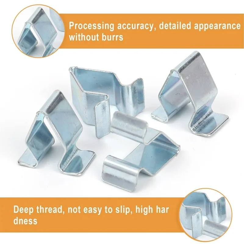 10/30 шт. металлические зажимы для дверных полос автомобиля VW Seat Audi A4 A6 Golf 6 фиксатор