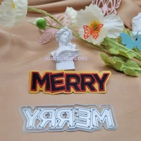 merry metal cutting dies mold scrapbook seal diy manual mold home album production tool high carbon steel material