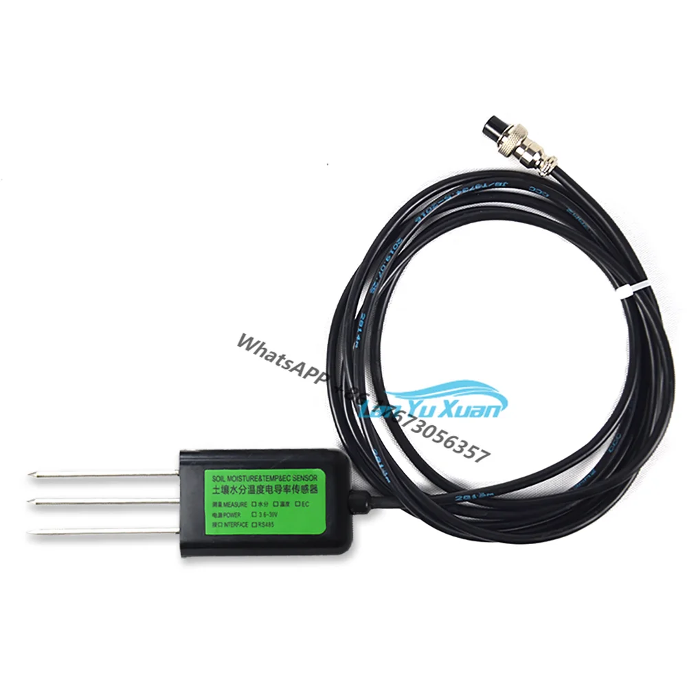 

Capacitive TDR Soil Moisture Sensor Meter RS485 4-20mA 0-2V Modbus