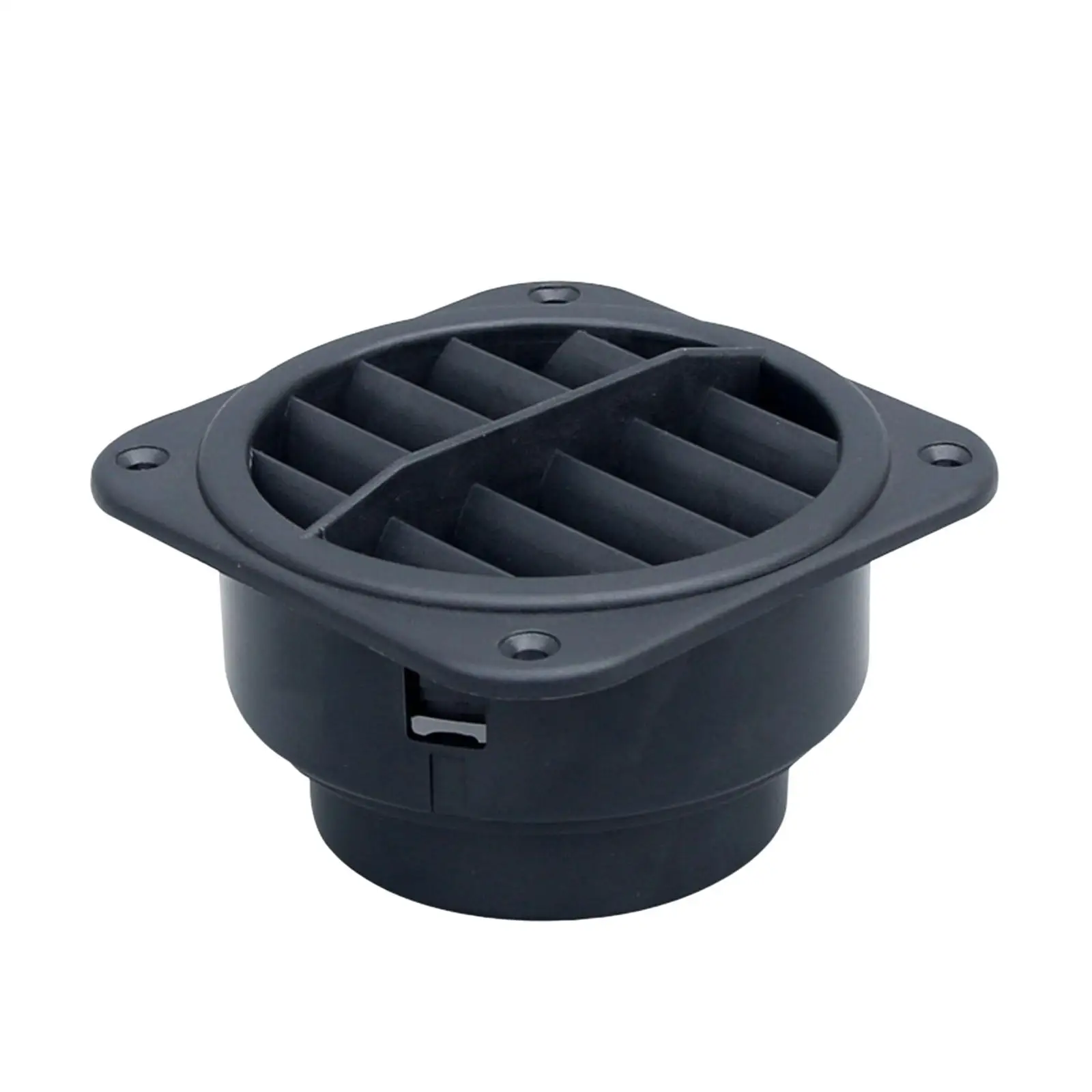 

Professional Warm Air Vent Outlet 360 Degrees Rotatable Black Sturdy 60mm for