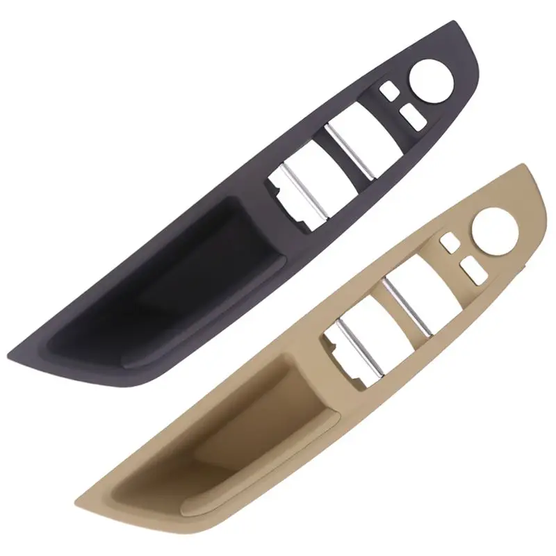 

For Bmw 5 Series F10 F11 F18 Door Inner Handle Left Front Door Interior Door Panel Driver'S Seat Button Switch Frame Storage Box