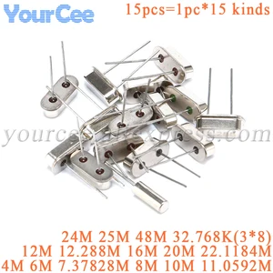кварцевый Кварцевый резонатор, 4/6/8/10/11/0592/12, 288/16/20/22/1184/24/2 5 /48 МГц