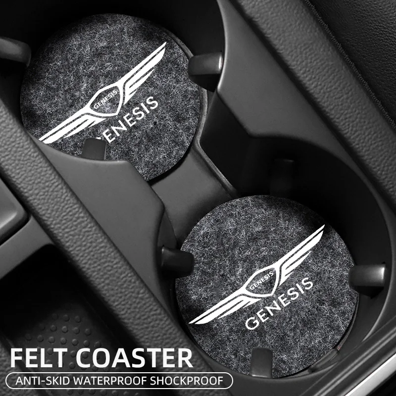 Противоскользящий и противоударный декоративный коврик для хранения, подставка для бутылок и бутылок Genesis Coupe G80 G70 GV80 G90 Противоскользящий и противоударный декоративный коврик для хранения, подставка для бутылок и бутылок Genesis Coupe G80 G70 GV80 G90