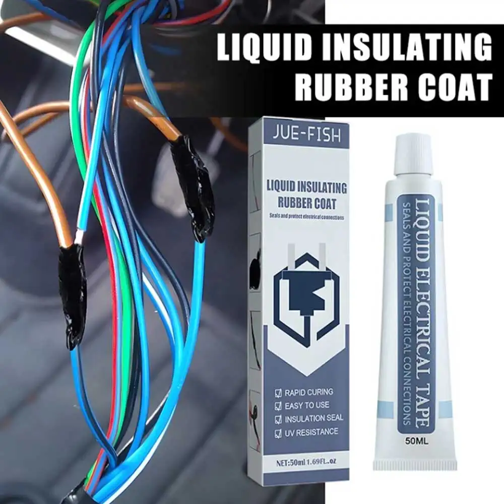 1 шт. 50 мл автомобильный жидкий изоляционный клей электрический провод ремонт