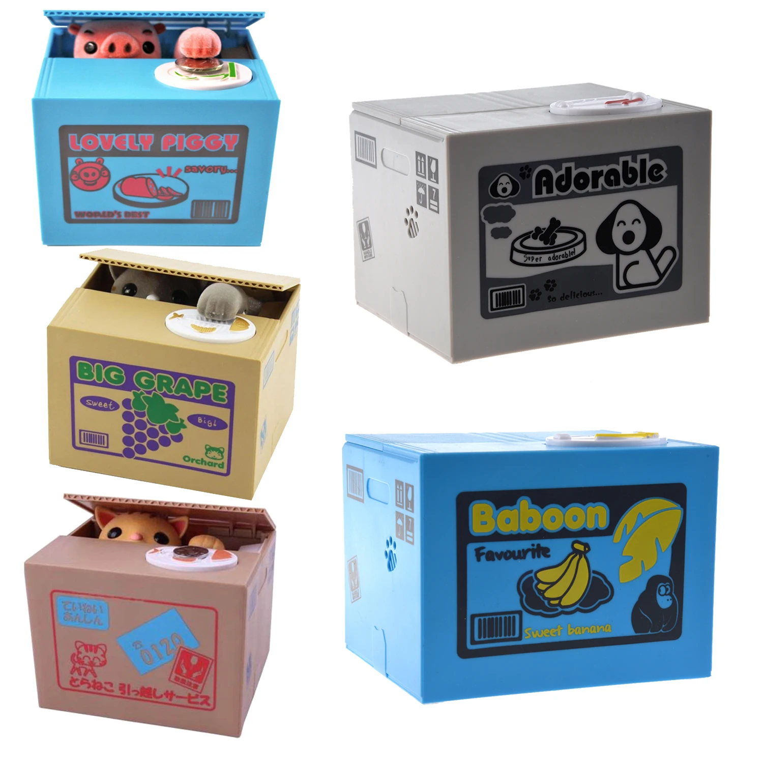 

Stealing Steal Coins Cat Gift Coins Money Bank