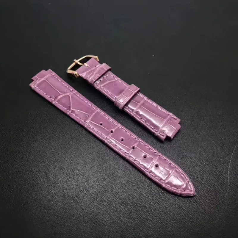 

FUYIJIA Top Custom C-artier Watch Band Alligator Strap 14MM 16MM 18MM 20MM 22MM Genuine Leather Belt Crocodile Skin Watchbands