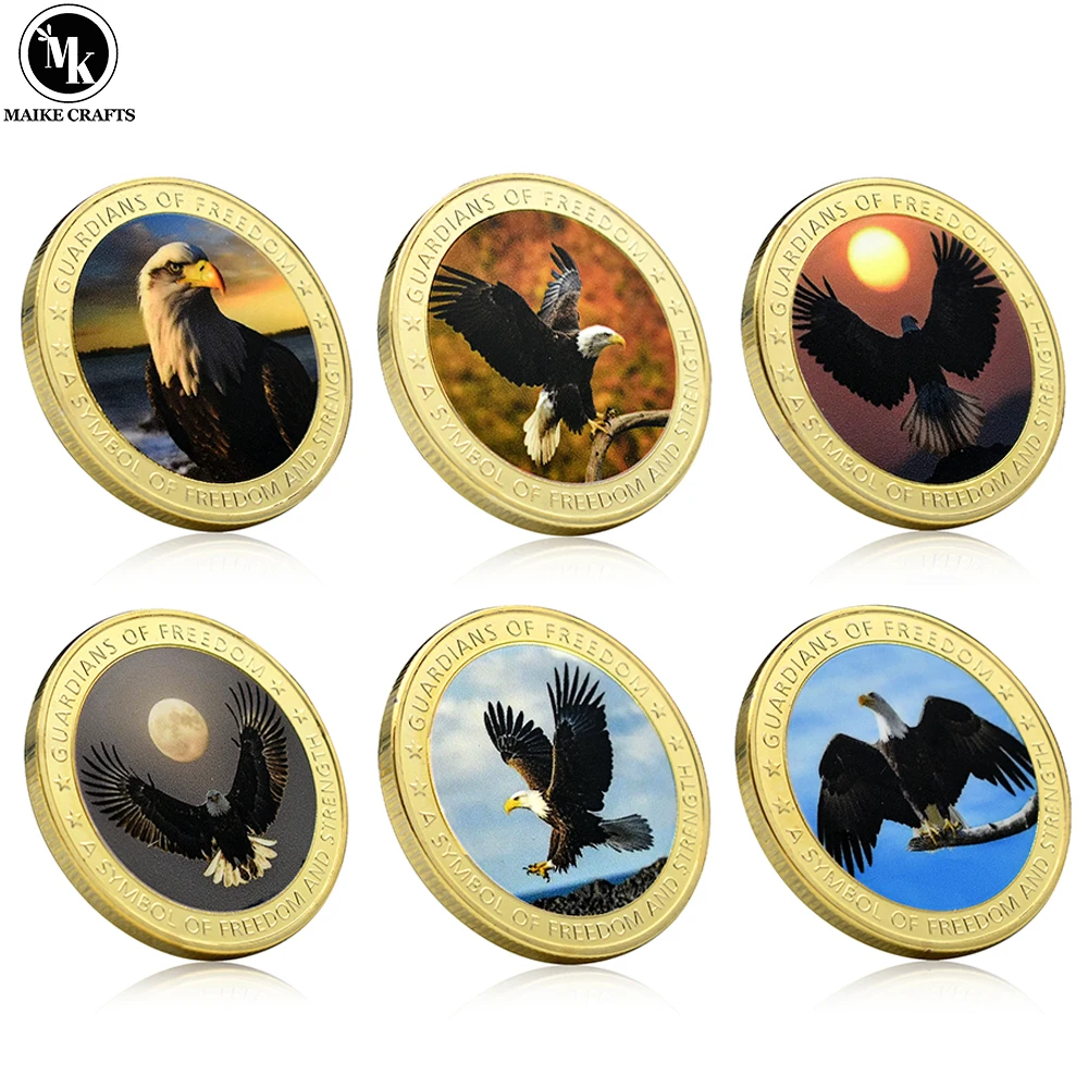 Металлическая памятная монета olevo белый голубь