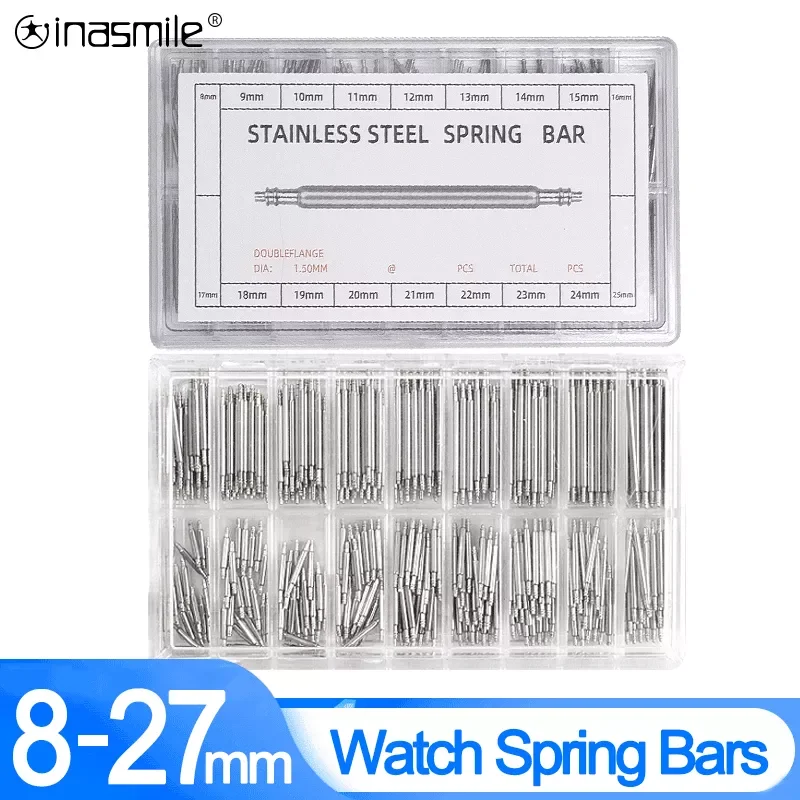 

Stainless Steel Spring Bars watch Strap Spring Pins Bracelet Repair Tools Watch band Link Pin Watchband Accessories