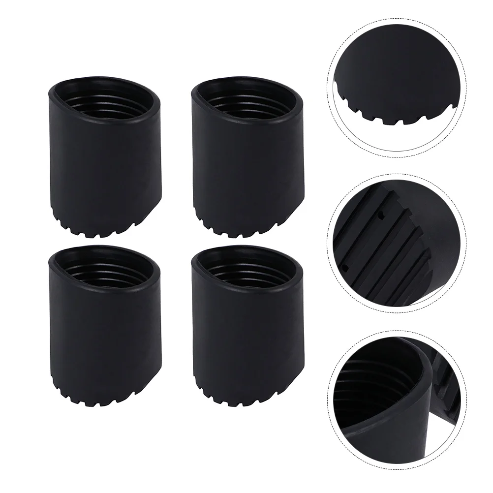 

4 Pcs Folding Ladder Mat Leg Home Tool Accessory Rubber Foot Cover Floor Protectors Supplies Anti-skid Furniture Feet