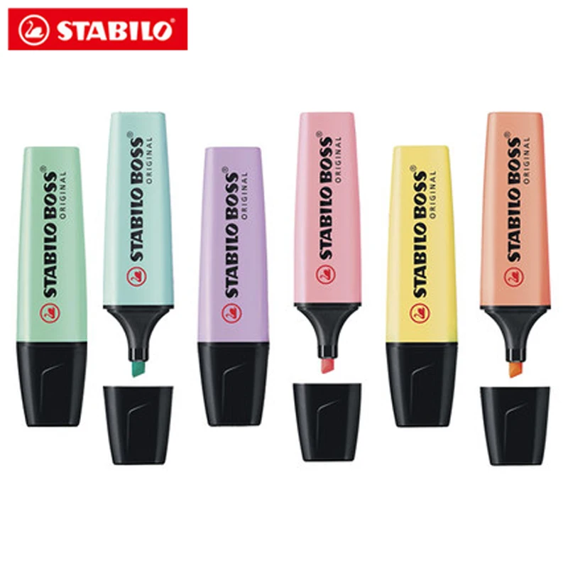 Macaron Colorful Focus Small Fresh Marker Cute Stationery Sc