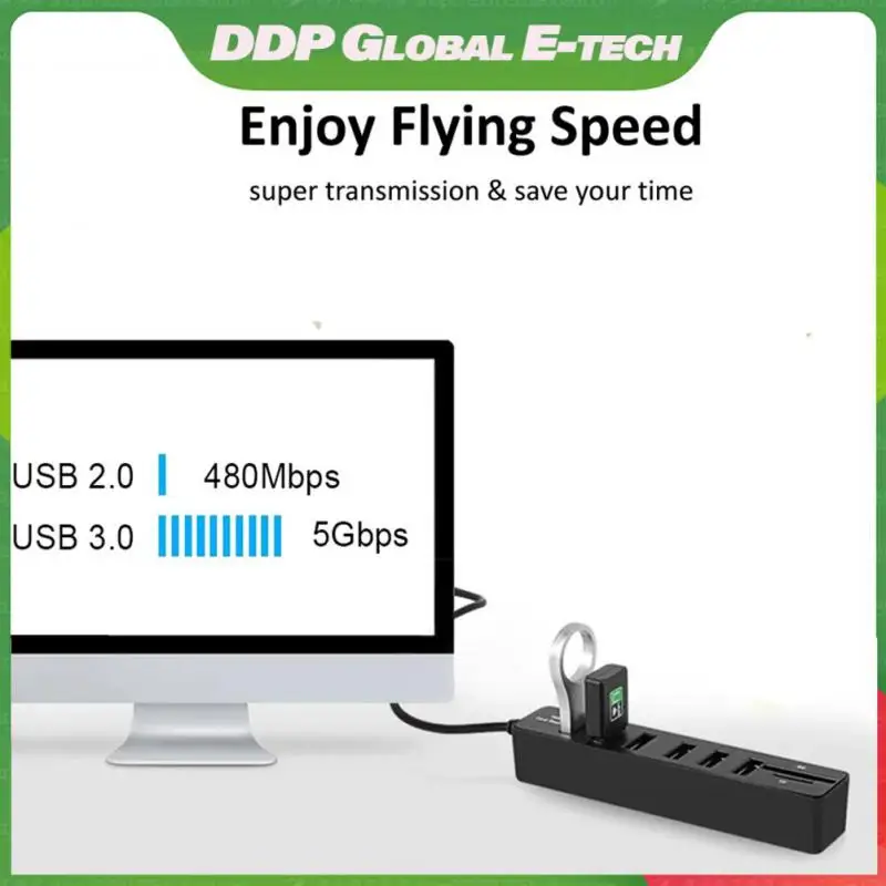 

Адаптер для чтения Tf/sd-карт, 8 портов