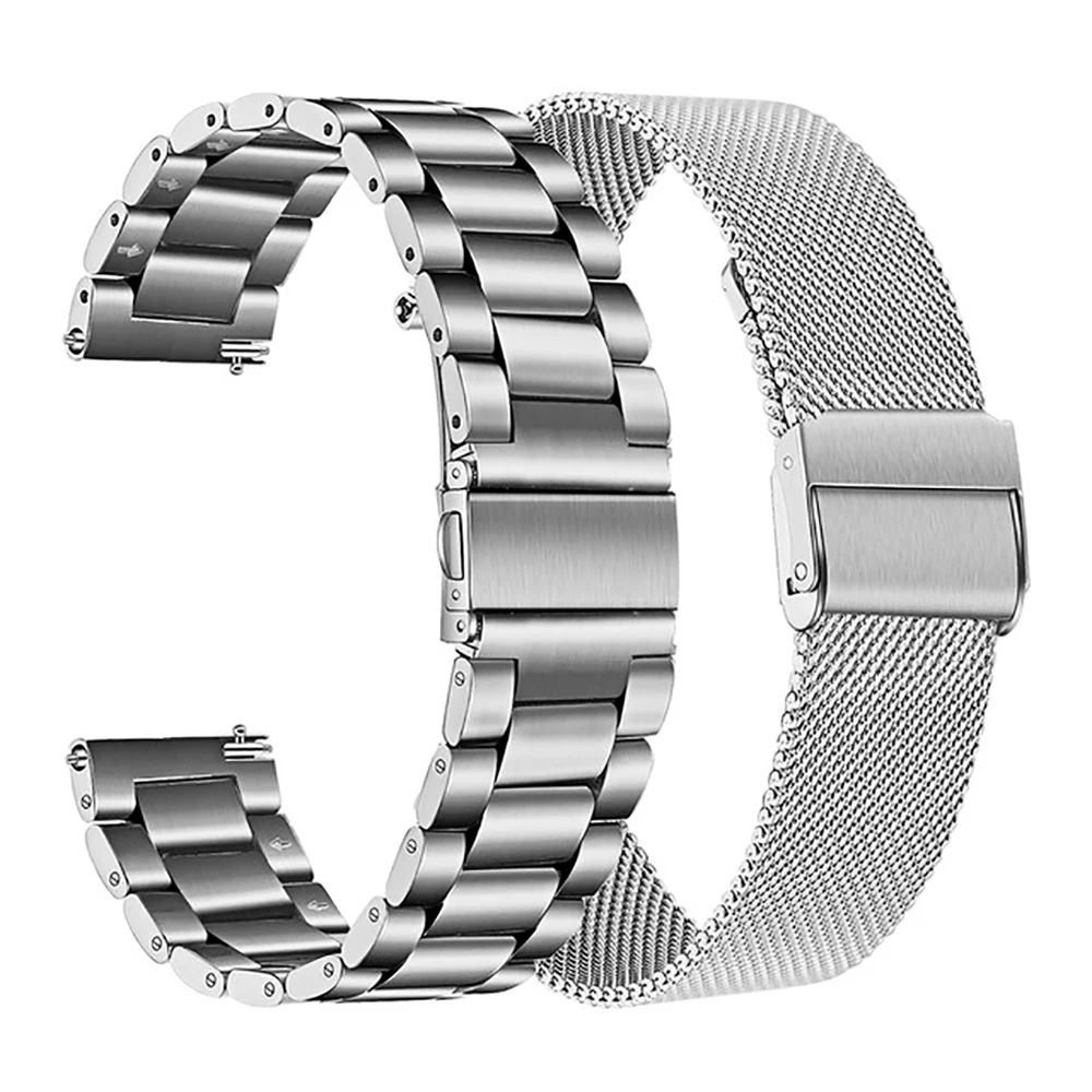 

Браслет из нержавеющей стали для TicWatch Pro 3 LTE/2021/GTX E2 S2, ремешок для наручных часов, браслет для смарт-часов TicWatch Pro 3 Ultra GPS, 22 мм