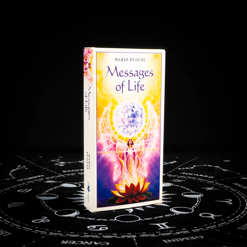 

2022 New Arrives Gothic Font Tarot High Quality 78PCS Light Seers Table Game Playing Card Divination Fate Tarot Deck Drink Game