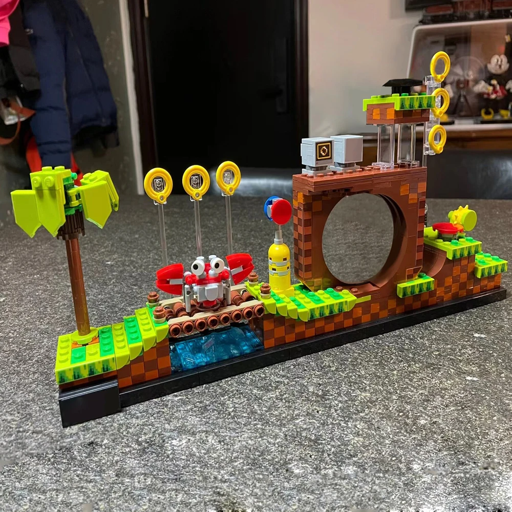 

Идея «еж» зеленая зона горы Moc, блоки для сборки модульных конструкторов, игры для мальчиков, детские подарки, 1125 шт., 21331