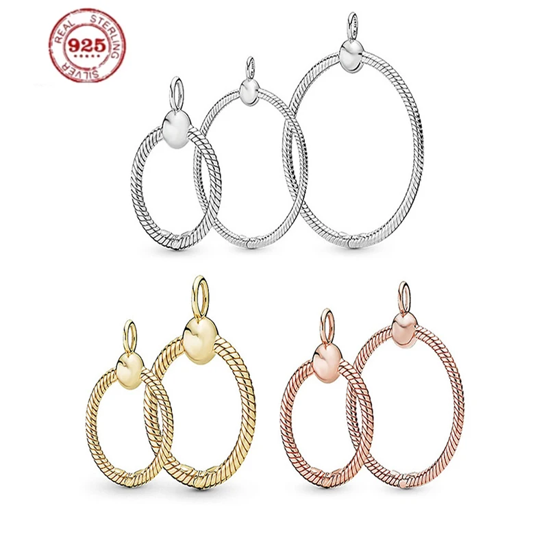 

Женская подвеска из серебра 2022 пробы, с круглой подвеской