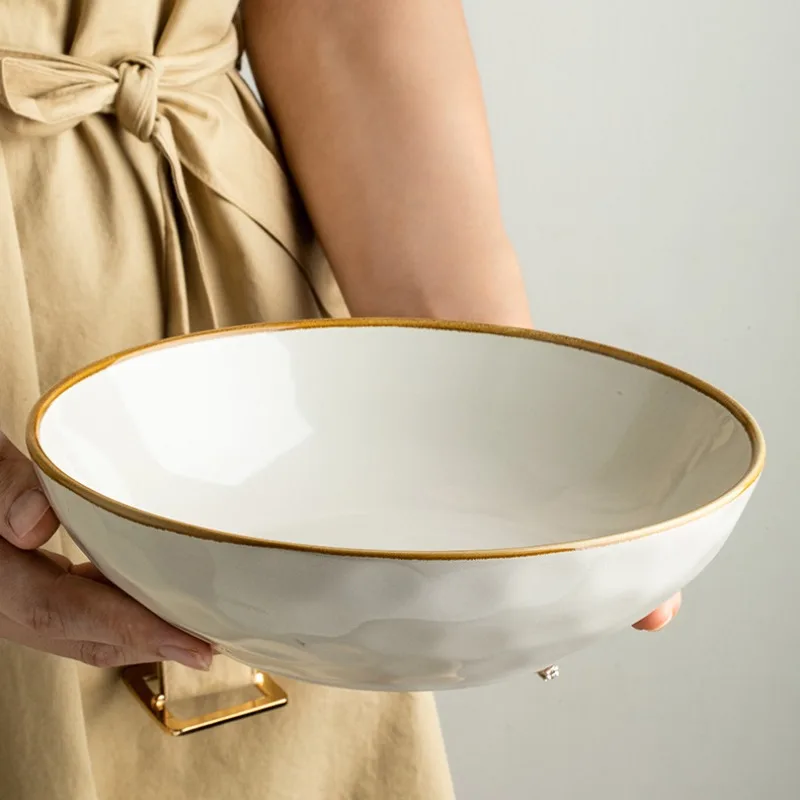 Фарфоровая суповая миска 8 5 дюйма Глубокая Тарелка для рамен и лапши в