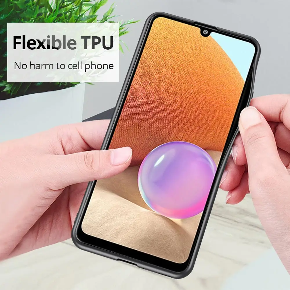 Чехол для телефона Samsung A12 чехол Galaxy A21s A22 A32 4G/Искусственные Чехлы A51 A13 A52 A52s A71 A72