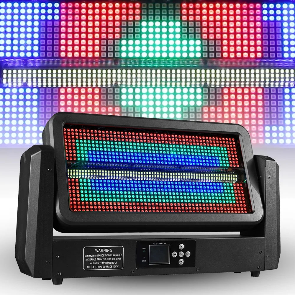 YUER LED 960 шт. RGB 96 сегментов белый стробоскоп 12 украшение для вечеринки DMX контроллер