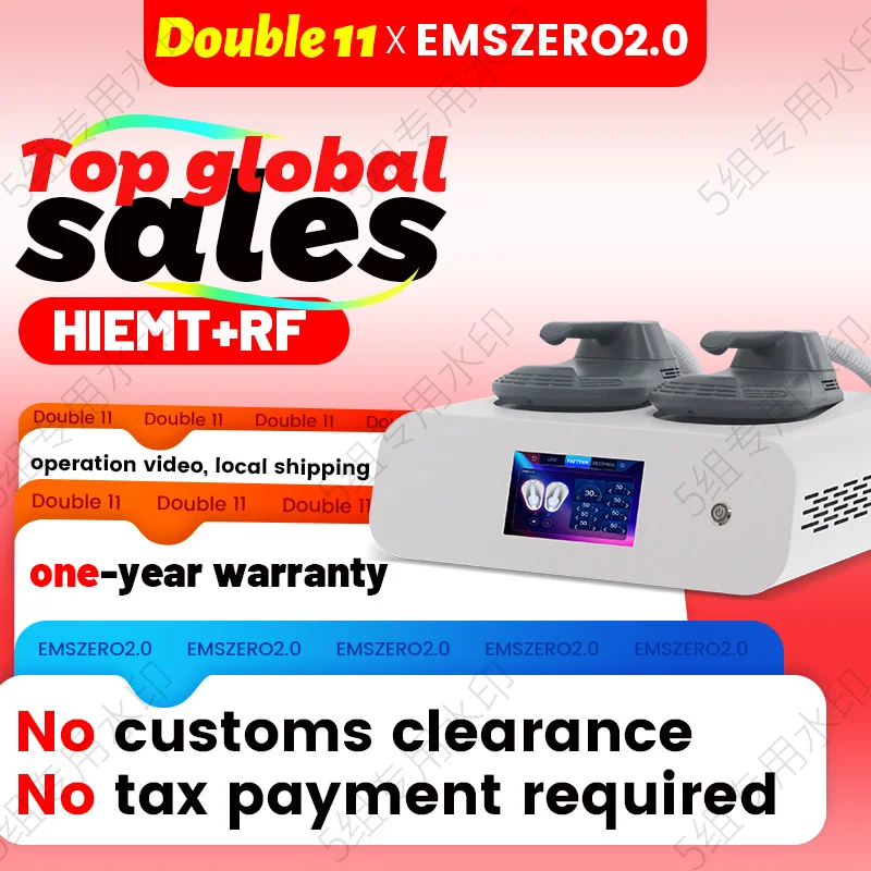 EMSzero 15Tesla 6500w Body Slimming Nova Fat Burning Muscle EMS Sculpting Electromagnetic Stimulate Pro Machine