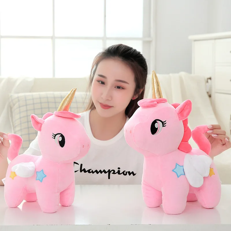 

Angel Unicorn Doll Pony Plush Toy Play Pillow Ins Doll Anime Plush