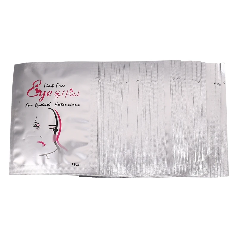

50 Pairs Eyelash Extension Under Gel Eye Pads Non-Woven Patches Make-Up