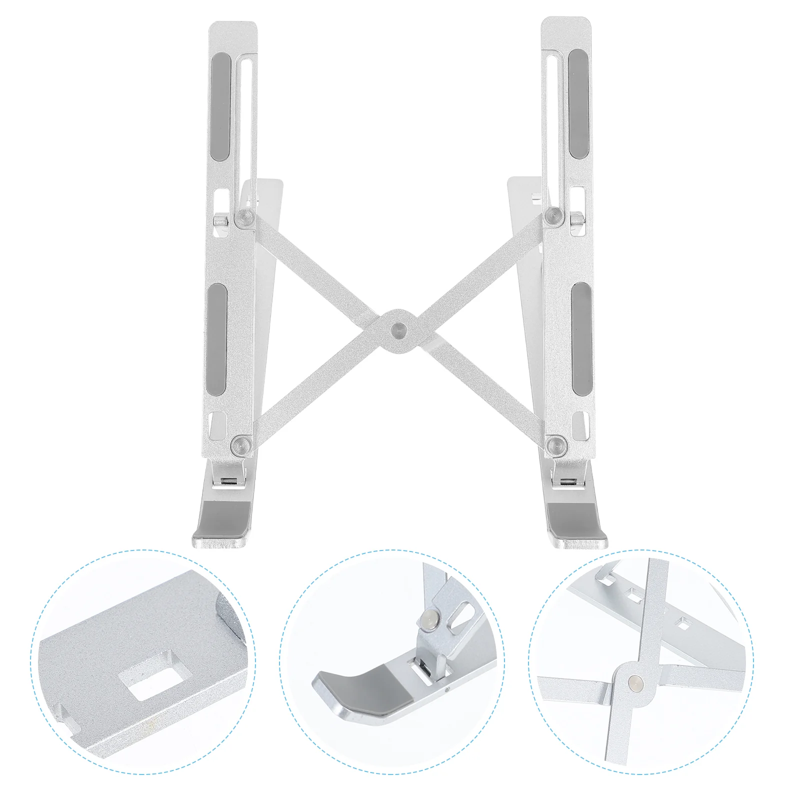 

Aluminum Alloy Laptop Stand Adjustable Cooling Support Folding Notebook Holder
