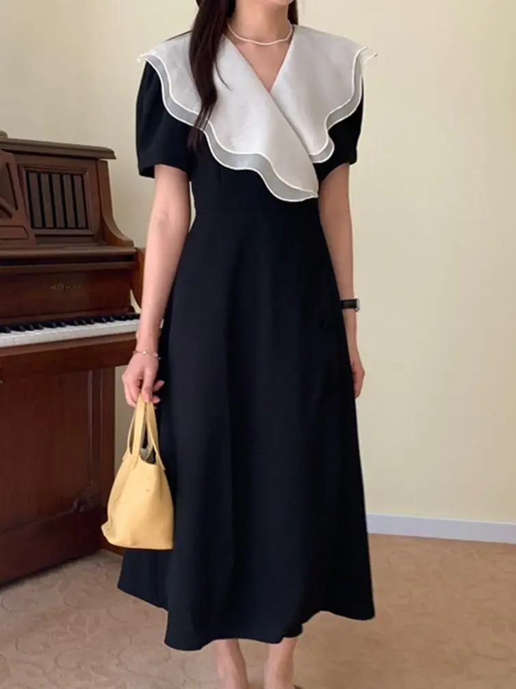 

Женское платье на шнуровке Alien Kitty, однотонное нежное длинное приталенное платье с V-образным вырезом, офисная одежда для работы, уличная оде...