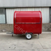 outdoor mobile hot dog fast food truck food trailers united states standards food vending cart cooking kiosk for sale in china