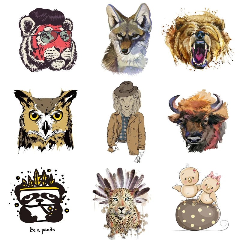 

Thermo Stickers Rock Diy Animals Appliques Patch Fusible Vinyl Adhesive Stripe C Iron-on Transfers for Clothing Ironing Patches