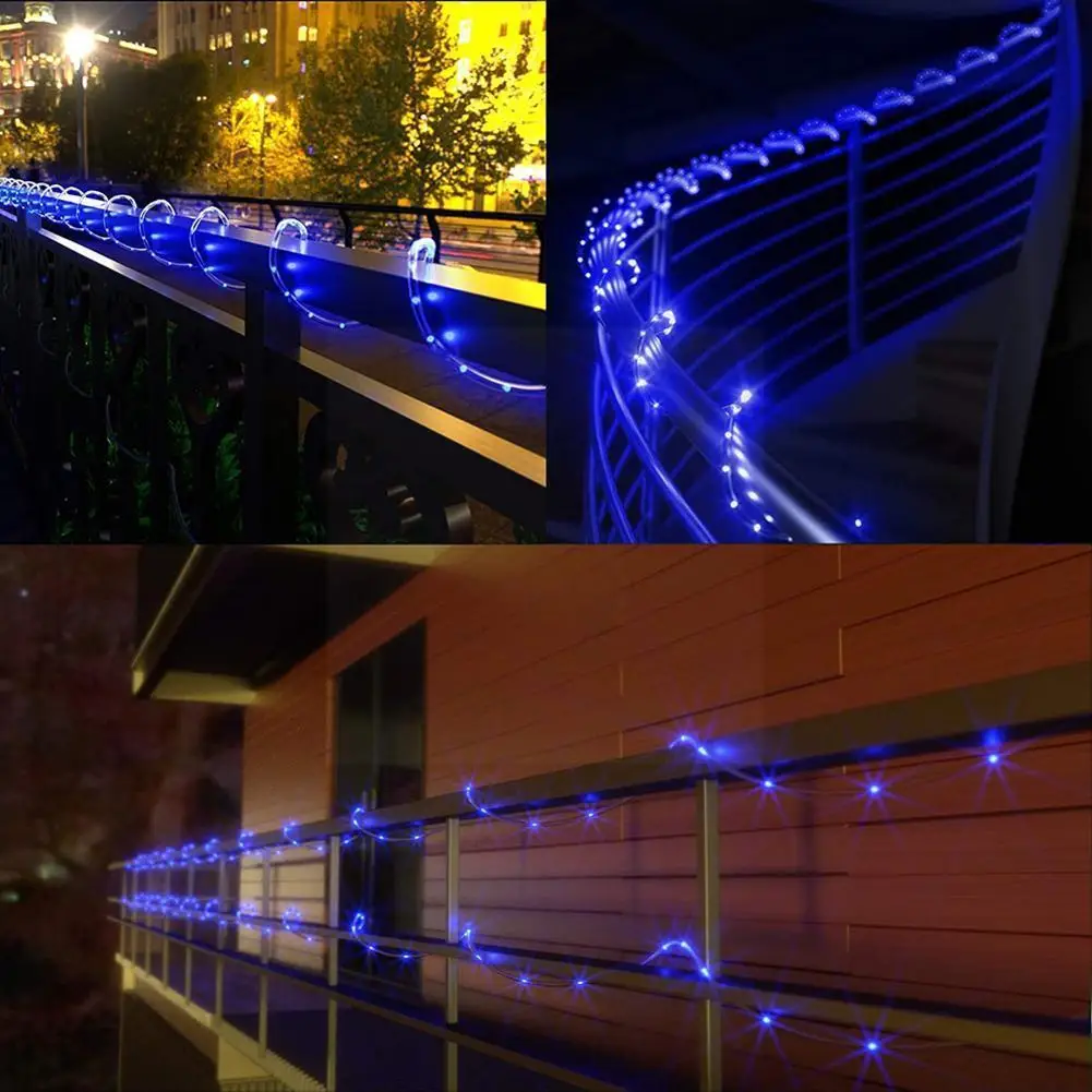 

Upgrade Pvc Solar Led Strip With Solar Panel Waterproof Tube Camping Light Party Garden Wire Decor Lamp Outdoor Wedd U0c0